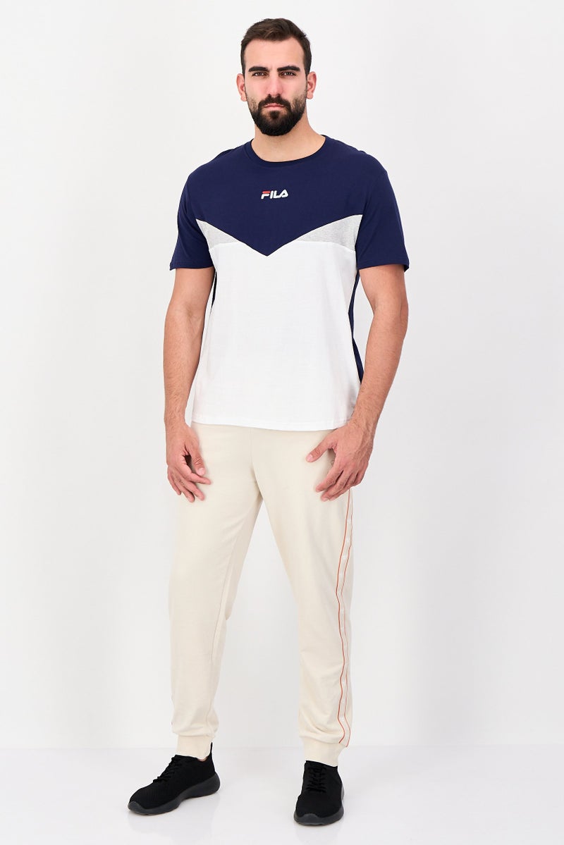 FILA Men Sportswear Fit Short Sleeve Outdoor T-Shirt, Multicolor - Image 3